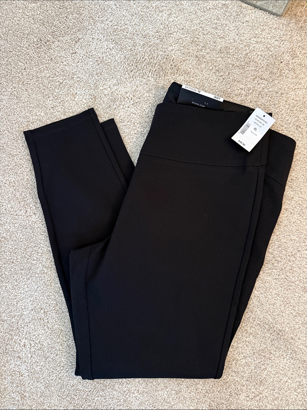 Ricki's Black Ponte High-Waist Leggings